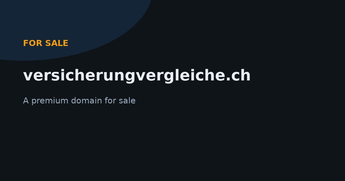versicherungvergleiche.ch